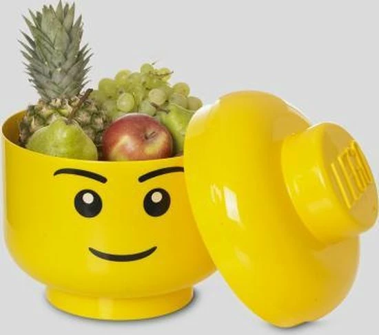 Opbergbox Iconic Hoofd Boy 24 Cm, Geel - LEGO 12 Opbergbox Iconic Hoofd Boy 24 Cm, Geel - LEGO - Afbeelding 12