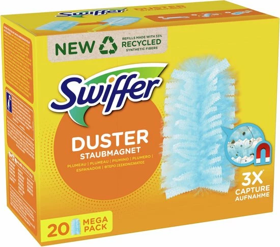 Swiffer Duster Trap & Lock Wisser - Voordeelverpakking 3 X 20 Navullingen 12 Swiffer Duster Trap & Lock Wisser - Voordeelverpakking 3 X 20 Navullingen - Afbeelding 12
