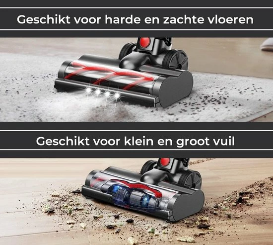 Steelstofzuiger Draadloos 200Watt Met 4 Verschillende Opzetstukken (draadloze Stofzuiger) Zedar S600 10 Steelstofzuiger Draadloos 200Watt Met 4 Verschillende Opzetstukken (draadloze Stofzuiger) Zedar S600 - Afbeelding 10
