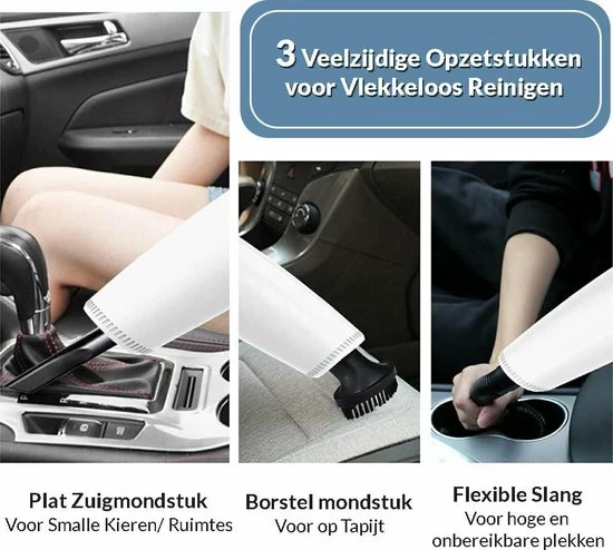 Next2Us - Kruimeldief Snoerloos - Kruimelzuiger Draadloos Voor Auto Of Thuis - Nat En Droog - Kruimeldief Best Verkocht - 2022 Upgrade 7 Next2Us - Kruimeldief Snoerloos - Kruimelzuiger Draadloos Voor Auto Of Thuis - Nat En Droog - Kruimeldief Best Verkocht - 2022 Upgrade - Afbeelding 7