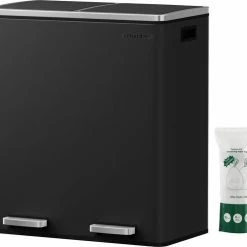 O'DADDY® Prullenbak Afvalscheiding - Vuilnisbak 60L (2x 30L) - 59 X 65 X 32 Cm - Zwart 19 O'DADDY® Prullenbak Afvalscheiding - Vuilnisbak 60L (2x 30L) - 59 X 65 X 32 Cm - Zwart -SolisVac Plus Shop 550x496 8