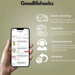 Good Lifehacks Goodlifehacks Originele XL 6 Stuks Drogerballen Met Geurolie - Wasbollen - Wasverzachter - Zero Waste Dryerballs - Duurzaam - Herbruikbare Droogballen - Wit & Grijs - Met GRATIS Essentiële Geurolie -SolisVac Plus Shop 550x501