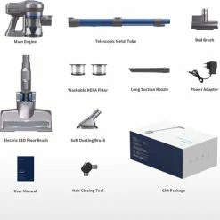 Greenote GSC50 Steelstofzuiger Draadloos - 23KPA - 200W - 4 In 1 - Dubbele Digitale Motor - Black Friday 2022 15 Greenote GSC50 Steelstofzuiger Draadloos - 23KPA - 200W - 4 In 1 - Dubbele Digitale Motor - Black Friday 2022 -SolisVac Plus Shop 550x507 6