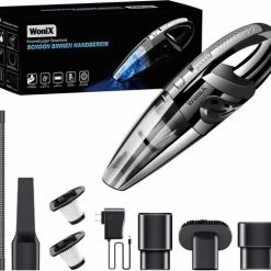 Wonix® Kruimeldief - Handstofzuiger - Kruimelzuiger - Snoerloos - Draadloos - Incl. 2x HEPA Filters