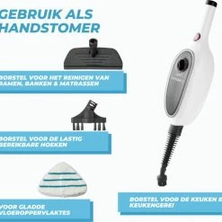 Media Evolution STEAM-IT 2 In 1 Stoomreiniger Én Handstomer - Met Opzetstukken Voor Alle Vloeren, Bank, Badkamer En Tapijt - Wit 21 Media Evolution STEAM-IT 2 In 1 Stoomreiniger Én Handstomer - Met Opzetstukken Voor Alle Vloeren, Bank, Badkamer En Tapijt - Wit -SolisVac Plus Shop 550x509 2