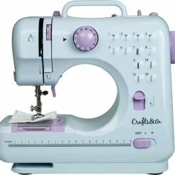 Crafts & Co. Crafts & Co Naaimachine - Ideaal Voor Beginners - 12 Ingebouwde Steken