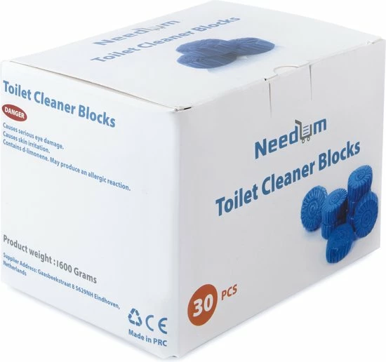 Needum ® Toiletblokjes Voor Inbouwreservoirs – WC-blokjes – Toiletblokken In Een Voordeelverpakking – 30 Stuks 9 Needum ® Toiletblokjes Voor Inbouwreservoirs – WC-blokjes – Toiletblokken In Een Voordeelverpakking – 30 Stuks - Afbeelding 9