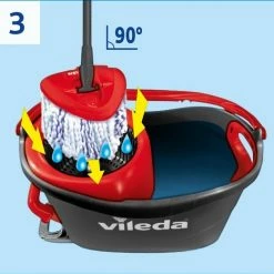 Vileda TURBO 3in1 Mop Met Zwenkkop + Pedaalemmer -SolisVac Plus Shop 550x521 1