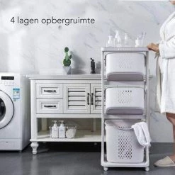 Sens Design Wassorteerder – Wasmand Met 3 Vakken - Op Wieltjes 23 Sens Design Wassorteerder – Wasmand Met 3 Vakken - Op Wieltjes -SolisVac Plus Shop 550x521 6
