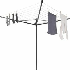 Brabantia Topspinner Droogmolen Met Grondanker - 50 M - Anthracite -SolisVac Plus Shop 550x522 1