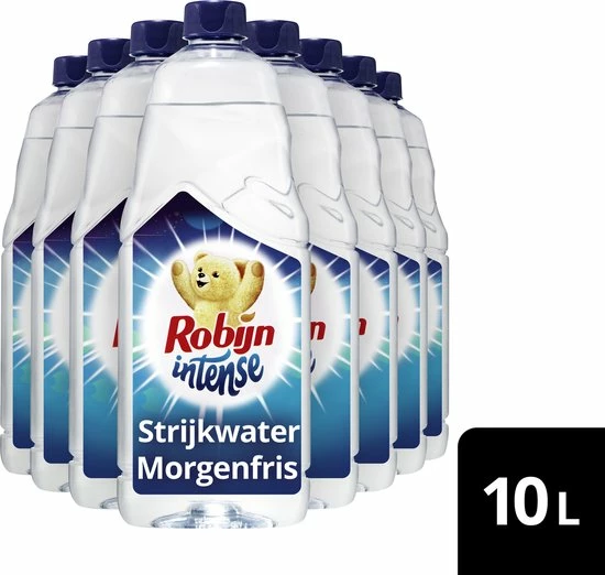 Robijn Morgenfris Strijkwater - 10 X 1L - Voordeelverpakking 1 Robijn Morgenfris Strijkwater - 10 X 1L - Voordeelverpakking
