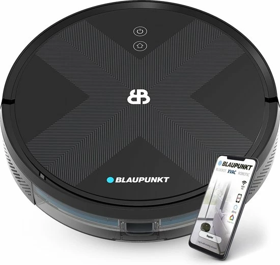 Blaupunkt Bluebot XVAC BPK-VCBB1XVB – Robotstofzuiger Met Optie Tot Dweilfunctie – Slimme Gyro Navigatie 3 Blaupunkt Bluebot XVAC BPK-VCBB1XVB – Robotstofzuiger Met Optie Tot Dweilfunctie – Slimme Gyro Navigatie - Afbeelding 3