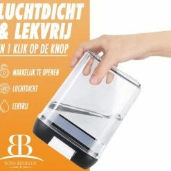 Grilla Voorraadpotten - Luchtdichte Deksels - 7 Stuks - Voorraadbussen - Kunststof 14 Grilla Voorraadpotten - Luchtdichte Deksels - 7 Stuks - Voorraadbussen - Kunststof -SolisVac Plus Shop 550x522