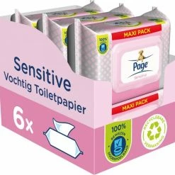 Page Vochtig Toiletpapier - 6 X 74 Stuks - Sensitive Maxi Vochtig Wc Papier - Voordeelverpakking 14 Page Vochtig Toiletpapier - 6 X 74 Stuks - Sensitive Maxi Vochtig Wc Papier - Voordeelverpakking -SolisVac Plus Shop 550x522 8