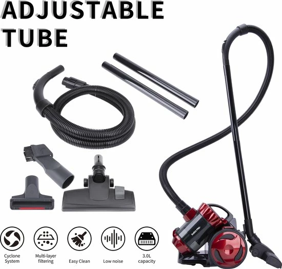 Swiss Pro+ | Stofzuiger Zonder Zak - Stofzuiger Cyclonische Vaccuum 1600W | Limited Edition 3 Swiss Pro+ | Stofzuiger Zonder Zak - Stofzuiger Cyclonische Vaccuum 1600W | Limited Edition - Afbeelding 3