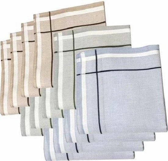 Zakdoeken - Heren - 12 Zakdoeken - Sorprese - Cadeauset - Heren Zakdoeken - Zakdoek - 8 - Sinterklaas - Cadeau 6 Zakdoeken - Heren - 12 Zakdoeken - Sorprese - Cadeauset - Heren Zakdoeken - Zakdoek - 8 - Sinterklaas - Cadeau - Afbeelding 6