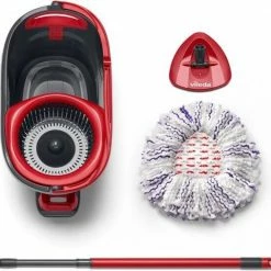 Vileda TURBO 3in1 Mop Met Zwenkkop + Pedaalemmer -SolisVac Plus Shop 550x525