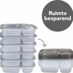 Lock&Lock Meal Prep Bakjes - Diepvriesbakjes - Vershoudbakjes Set Met Deksel - Magnetron Bakjes - Met 3 Compartimenten - Stevig En Herbruikbaar - BPA Vrij - Set Van 6 Stuks - 965ml 15 Lock&Lock Meal Prep Bakjes - Diepvriesbakjes - Vershoudbakjes Set Met Deksel - Magnetron Bakjes - Met 3 Compartimenten - Stevig En Herbruikbaar - BPA Vrij - Set Van 6 Stuks - 965ml -SolisVac Plus Shop 550x527 3