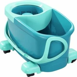 Leifheit Clean Twist Disc Mop Ergo - Dweil Set Compleet Systeem Met Wieltjes - 6 Liter -SolisVac Plus Shop 550x528 1