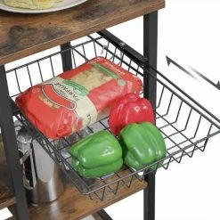 Merkloos MIRA Home - Keukenkast - Keukenrek Staand - Industrieel - Hout - Bruin/Zwart - 40x90x132 10 Merkloos MIRA Home - Keukenkast - Keukenrek Staand - Industrieel - Hout - Bruin/Zwart - 40x90x132 -SolisVac Plus Shop 550x528 10