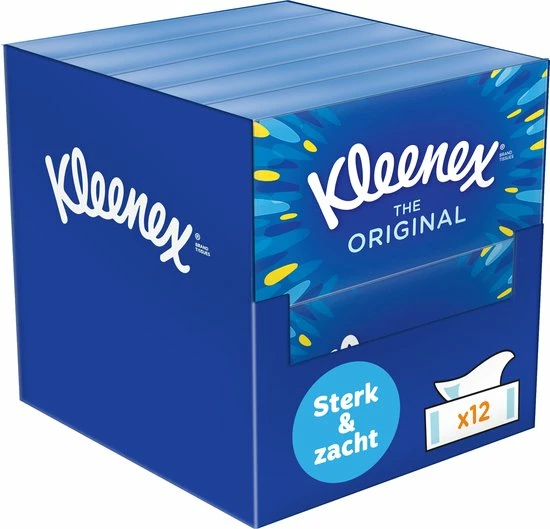 Kleenex Tissues - The Original - Voordeelverpakking - 12 X 72 Stuks = 864 Zakdoekjes 2 Kleenex Tissues - The Original - Voordeelverpakking - 12 X 72 Stuks = 864 Zakdoekjes - Afbeelding 2