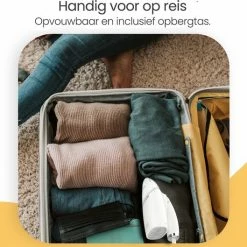 Goliving Kledingstomer - Handstomer Voor Kleding/textiel/stof - Stoomstrijkijzer - Handstoomreiniger - Handstomer - Opvouwbaar - Incl. Reis-etui - Wit 12 Goliving Kledingstomer - Handstomer Voor Kleding/textiel/stof - Stoomstrijkijzer - Handstoomreiniger - Handstomer - Opvouwbaar - Incl. Reis-etui - Wit -SolisVac Plus Shop 550x529 13