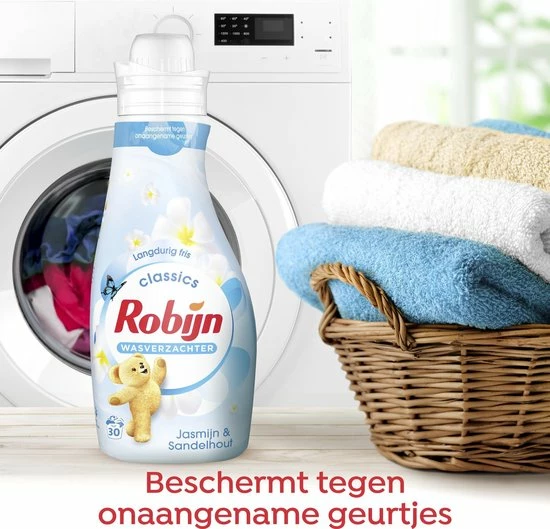 Robijn Jasmijn & Sandelhout Wasverzachter - 8 X 30 Wasbeurten- Voordeelverpakking 9 Robijn Jasmijn & Sandelhout Wasverzachter - 8 X 30 Wasbeurten- Voordeelverpakking - Afbeelding 9