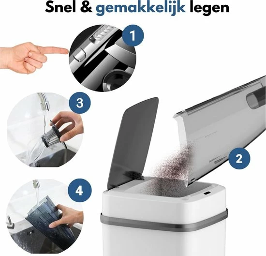 VAIVE Kruimeldief Snoerloos - Kruimelzuiger - Zwart / Grijs 4 VAIVE Kruimeldief Snoerloos - Kruimelzuiger - Zwart / Grijs - Afbeelding 4