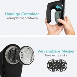 LifeGoods Elektrische Pluizenverwijderaar - Draadloos - 2 Extra Opzetstukken - Zwart 11 LifeGoods Elektrische Pluizenverwijderaar - Draadloos - 2 Extra Opzetstukken - Zwart -SolisVac Plus Shop 550x530 2