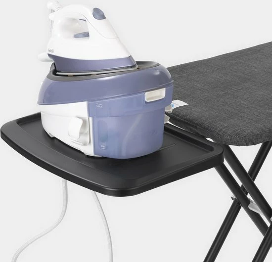 Brabantia Strijkplank C - Met Stoomunithouder - 124 X 45 Cm - Denim Black 4 Brabantia Strijkplank C - Met Stoomunithouder - 124 X 45 Cm - Denim Black - Afbeelding 4
