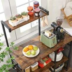 Merkloos MIRA Home - Keukenkast - Keukenrek Staand - Industrieel - Hout - Bruin/Zwart - 40x90x132 9 Merkloos MIRA Home - Keukenkast - Keukenrek Staand - Industrieel - Hout - Bruin/Zwart - 40x90x132 -SolisVac Plus Shop 550x531 11