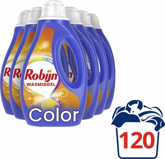 Robijn Color Vloeibaar Wasmiddel - 6 X 20 Wasbeurten - Voordeelverpakking 5 Robijn Color Vloeibaar Wasmiddel - 6 X 20 Wasbeurten - Voordeelverpakking - Afbeelding 5