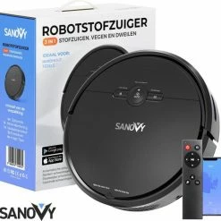 Sanovy 3 In 1 Robotstofzuiger Met Dweilfunctie - 1800 PA- Automatische Laadstation - Dweilrobot – App 19 Sanovy 3 In 1 Robotstofzuiger Met Dweilfunctie - 1800 PA- Automatische Laadstation - Dweilrobot – App -SolisVac Plus Shop 550x531 8