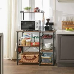 Merkloos MIRA Home - Keukenkast - Keukenrek Staand - Industrieel - Hout - Bruin/Zwart - 40x90x132 12 Merkloos MIRA Home - Keukenkast - Keukenrek Staand - Industrieel - Hout - Bruin/Zwart - 40x90x132 -SolisVac Plus Shop 550x532 14