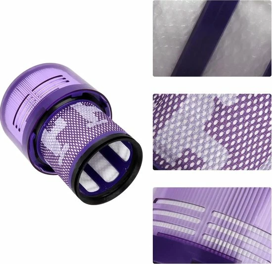 Europefans 3x HEPA Filter Compatible Met Dyson V11/V15 Stofzuiger Motor Wasbaar Absolute Pro Total Clean Torque Drive Animal Parquet SV14 970013-02 2 Europefans 3x HEPA Filter Compatible Met Dyson V11/V15 Stofzuiger Motor Wasbaar Absolute Pro Total Clean Torque Drive Animal Parquet SV14 970013-02 - Afbeelding 2