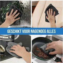 Strex Microvezeldoekjes - 12 Stuks 30 X 30 Cm - Wasbaar - Schoonmaakdoekjes - Schoonmaak / Auto -SolisVac Plus Shop 550x536 13