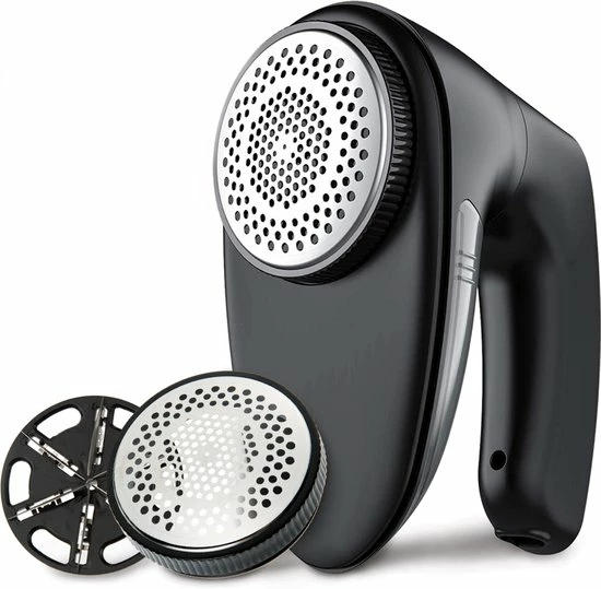 LifeGoods Elektrische Pluizenverwijderaar - Draadloos - 2 Extra Opzetstukken - Zwart 1 LifeGoods Elektrische Pluizenverwijderaar - Draadloos - 2 Extra Opzetstukken - Zwart