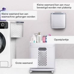 Sens Design Wasmanden Met Deksel - Wassorteerder 3 Vakken Op Wieltjes 35 Sens Design Wasmanden Met Deksel - Wassorteerder 3 Vakken Op Wieltjes -SolisVac Plus Shop 550x540 2