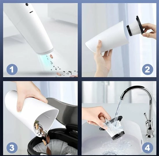 Next2Us - Kruimeldief Snoerloos - Kruimelzuiger Draadloos Voor Auto Of Thuis - Nat En Droog - Kruimeldief Best Verkocht - 2022 Upgrade 6 Next2Us - Kruimeldief Snoerloos - Kruimelzuiger Draadloos Voor Auto Of Thuis - Nat En Droog - Kruimeldief Best Verkocht - 2022 Upgrade - Afbeelding 6