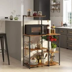 Merkloos MIRA Home - Keukenkast - Keukenrek Staand - Industrieel - Hout - Bruin/Zwart - 40x90x132 13 Merkloos MIRA Home - Keukenkast - Keukenrek Staand - Industrieel - Hout - Bruin/Zwart - 40x90x132 -SolisVac Plus Shop 550x543 12