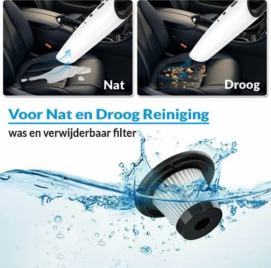Next2Us - Kruimeldief Snoerloos - Kruimelzuiger Draadloos Voor Auto Of Thuis - Nat En Droog - Kruimeldief Best Verkocht - 2022 Upgrade 9 Next2Us - Kruimeldief Snoerloos - Kruimelzuiger Draadloos Voor Auto Of Thuis - Nat En Droog - Kruimeldief Best Verkocht - 2022 Upgrade - Afbeelding 9
