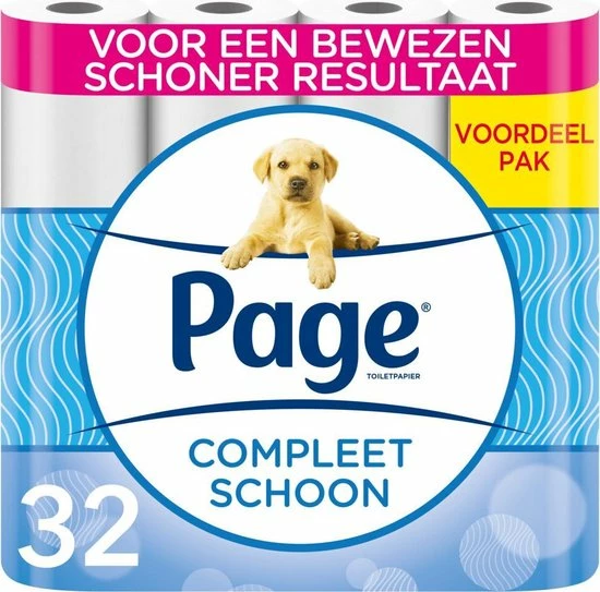 Page Toiletpapier - 32 Rollen - Compleet Schoon Wc Papier - Voordeelverpakking 8 Page Toiletpapier - 32 Rollen - Compleet Schoon Wc Papier - Voordeelverpakking - Afbeelding 8
