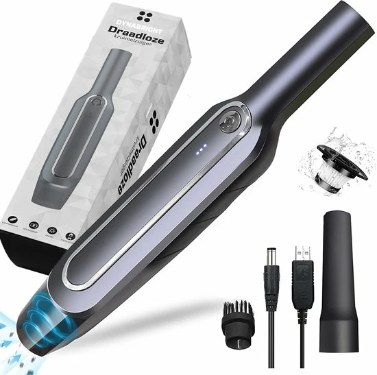DynaBright Kruimeldief - Nat En Droog - Stofzuiger Zonder Zak - 6000PA - Vacuum Cleaner - USB Oplaadbaar - Kruimeldief Snoerloos - Stofzuiger - Met Stofzuigermond - Draadloos 1 DynaBright Kruimeldief - Nat En Droog - Stofzuiger Zonder Zak - 6000PA - Vacuum Cleaner - USB Oplaadbaar - Kruimeldief Snoerloos - Stofzuiger - Met Stofzuigermond - Draadloos