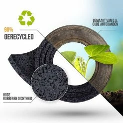 Strex Anti Trillingsmat Wasmachine En Wasdroger - 60 X 60 CM - Geluidsdempende Antislip Mat - Trillingsdemper - Rubber Mat -SolisVac Plus Shop 550x548 15