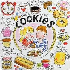 Blond Amsterdam Even Bijkletsen Koektrommel - 21.5 X 21.5 Cm