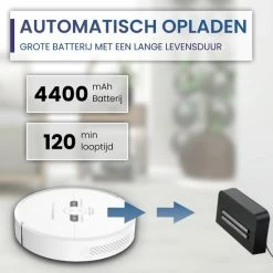 Heevey Robotstofzuiger Met Dweilfunctie - Slimme Navigatie - Automatisch Oplaadstation - Inclusief App & Afstandsbediening 11 Heevey Robotstofzuiger Met Dweilfunctie - Slimme Navigatie - Automatisch Oplaadstation - Inclusief App & Afstandsbediening -SolisVac Plus Shop 550x550 1018