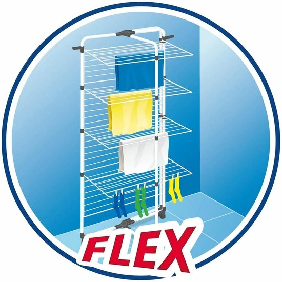 Vileda Mixer 4 Droogtoren - 40 M Drooglengte 12 Vileda Mixer 4 Droogtoren - 40 M Drooglengte - Afbeelding 12