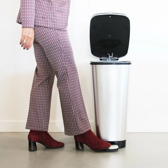 Kis Pedaalemmer Chic Bin Zilver L - 50L 6 Kis Pedaalemmer Chic Bin Zilver L - 50L - Afbeelding 6