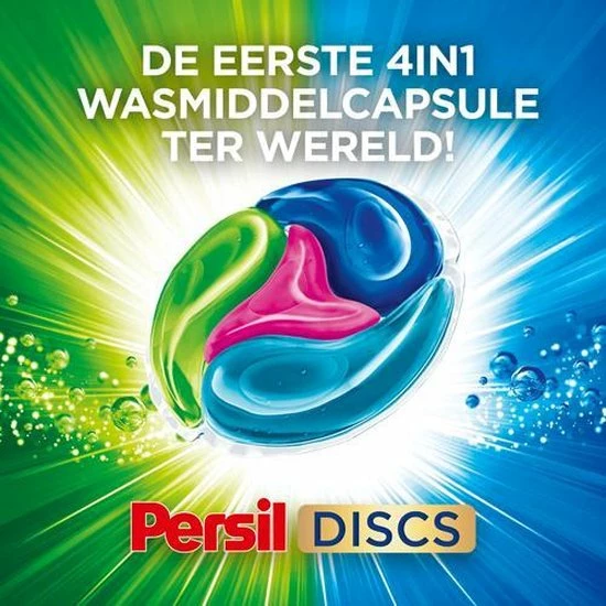 Persil 4in1 Discs Color Wascapsules - Wasmiddel Capsules - Voordeelverpakking - 2x28 Wasbeurten 14 Persil 4in1 Discs Color Wascapsules - Wasmiddel Capsules - Voordeelverpakking - 2x28 Wasbeurten - Afbeelding 14