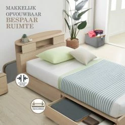 MIRI Opvouwbare Wasmand – Heupwasmand – Wasmanden – Opbergmand – Wasbox – 45L – Bamboe – Laundry Basket -SolisVac Plus Shop 550x550 1116